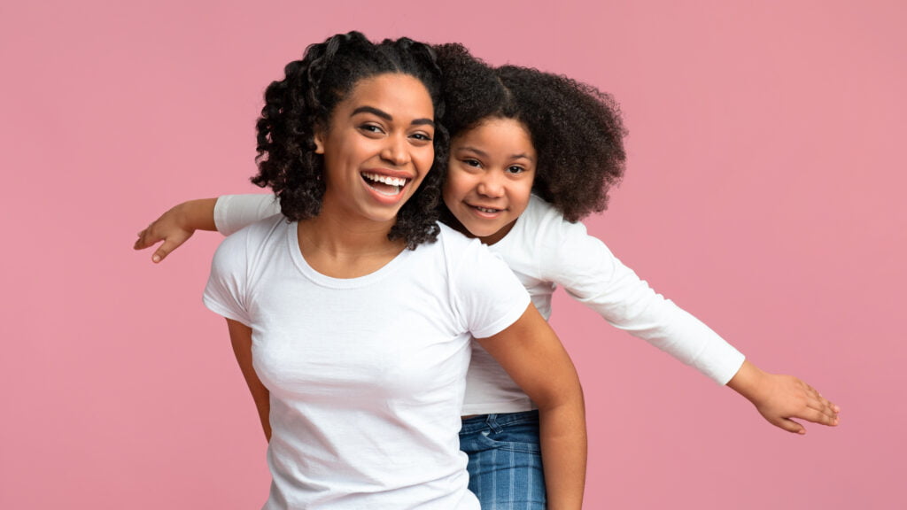Mother & Young Daughter